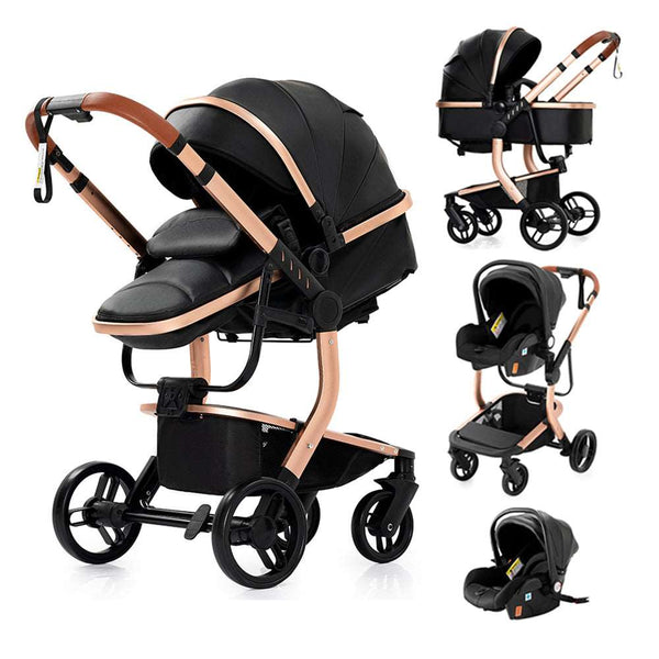 MagicZC® Baby 3 in 1 TWO-WAY Pushable Stroller