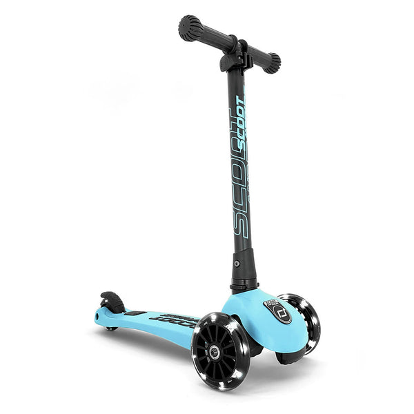 Scoot and Ride Highway Kick 3 LED Scooter - Blueberry