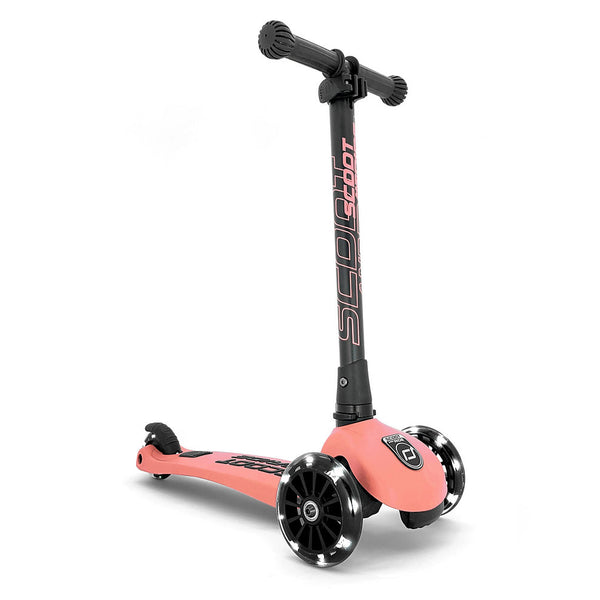 Scoot and Ride Highway Kick 3 LED Scooter - Peach