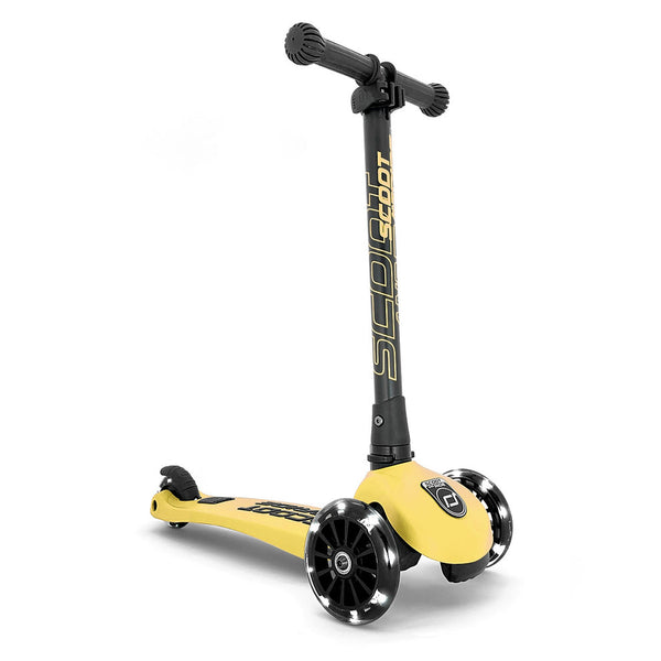 Scoot and Ride Highway Kick 3 LED Scooter - Lemon