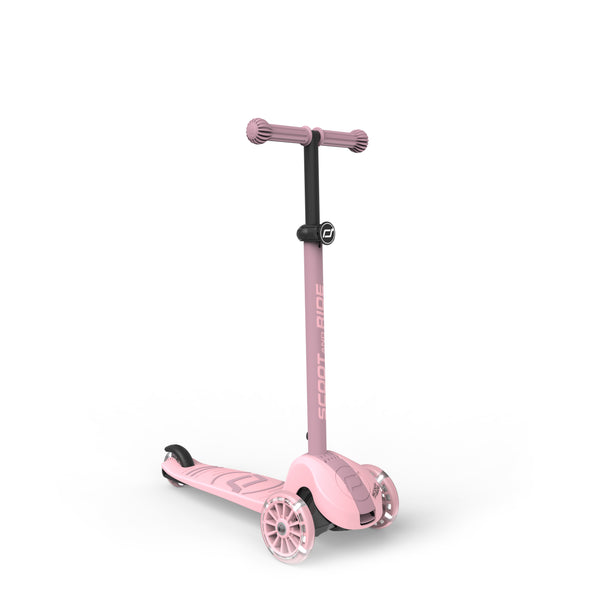 Scoot and Ride Highway Kick 3S LED Scooter - Rose
