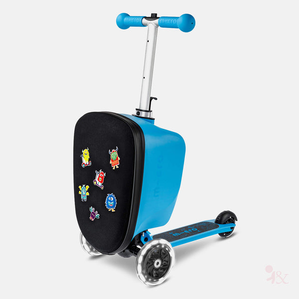 Micro Scooter - Mini Micro LED Patch & Play Luggage - Blue