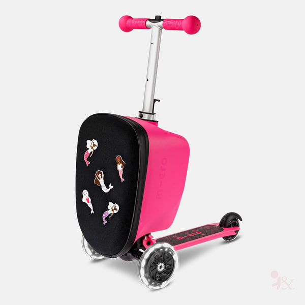 Micro Scooter - Mini Micro LED Patch & Play Luggage - Pink