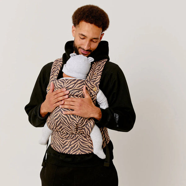 Bizzi Growin Nomad Air Animal Print Baby Carrier - Zebrano