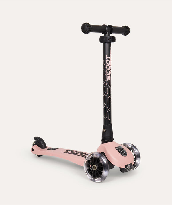 Scoot and Ride Highway Kick 3 LED Scooter - Rose